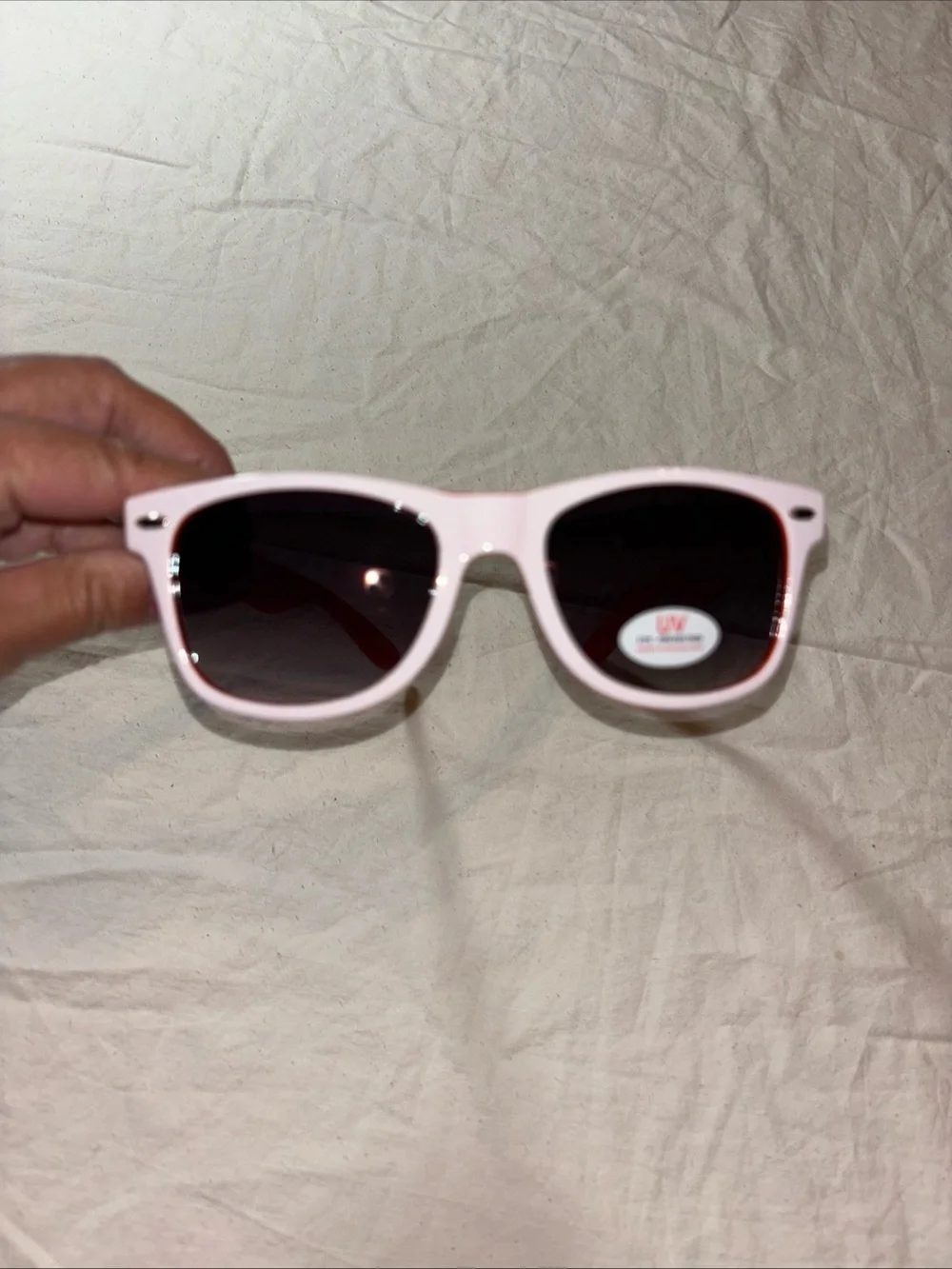 Shock Top Belgium Wheat Beer White Orange Sunglasses, UV eye protection lot of 4